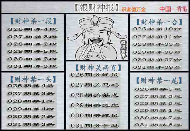 031期银财神[图]
