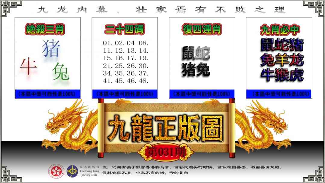 031期九龙正版图[图]